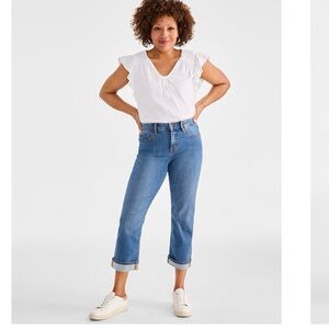 Women’s Plus Size Light Wash Jeans Sz-18W